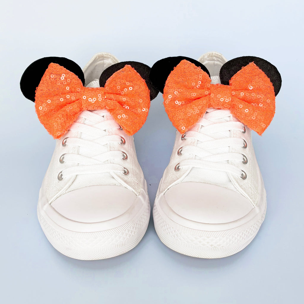 Black and Orange Shoe Ears