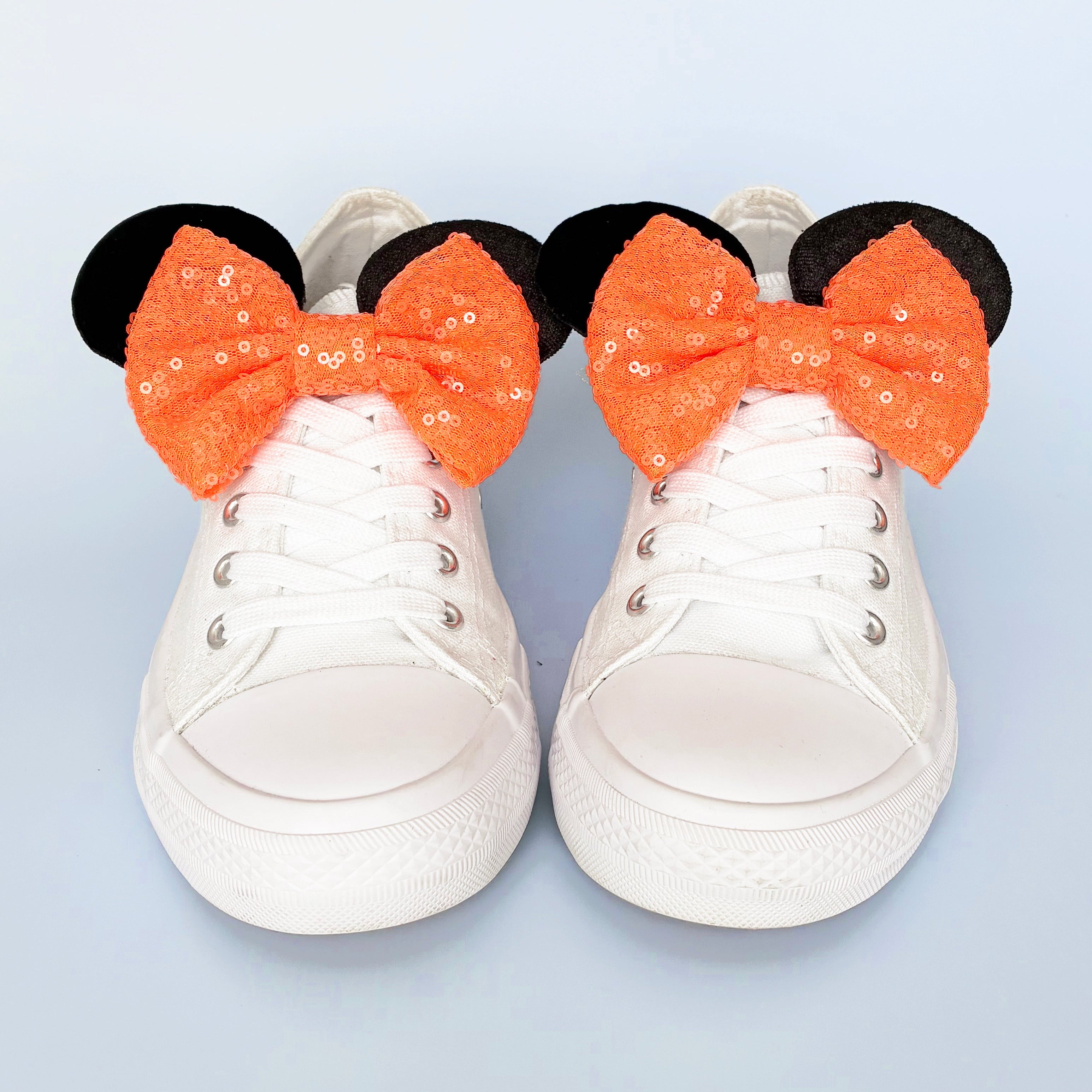 Black and Orange Shoe Ears