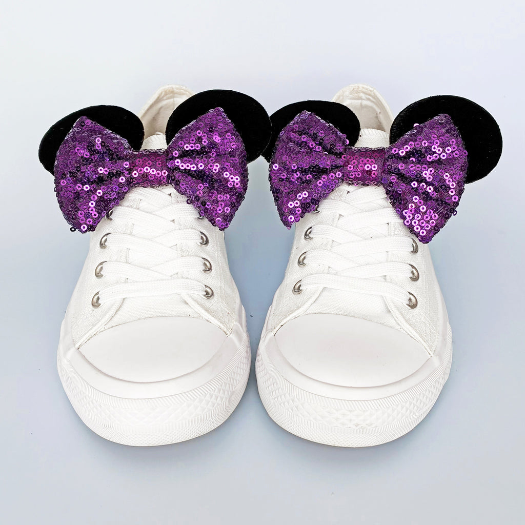 Black and Purple Shoe Ears