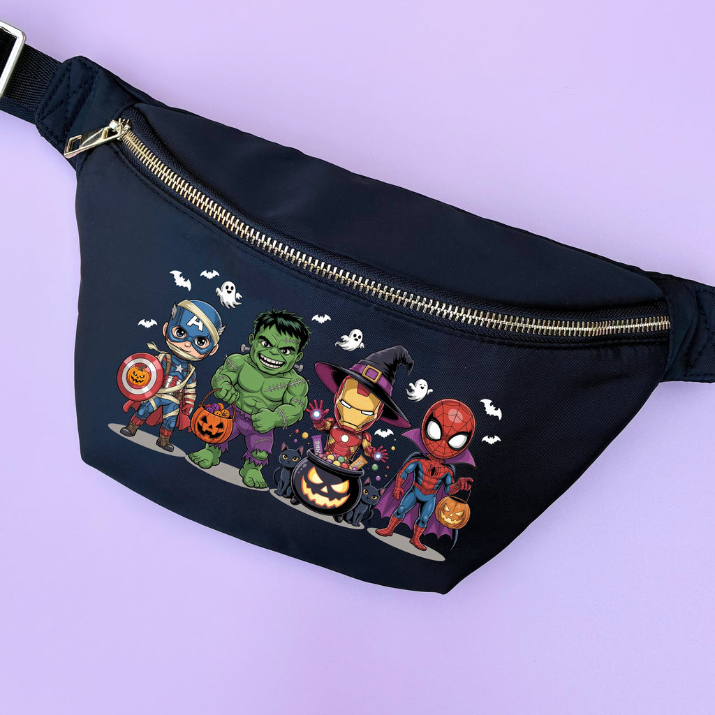 Trick or Treating Superhero's Custom Bumbag