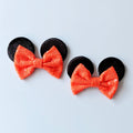 Black and Orange Shoe Ears