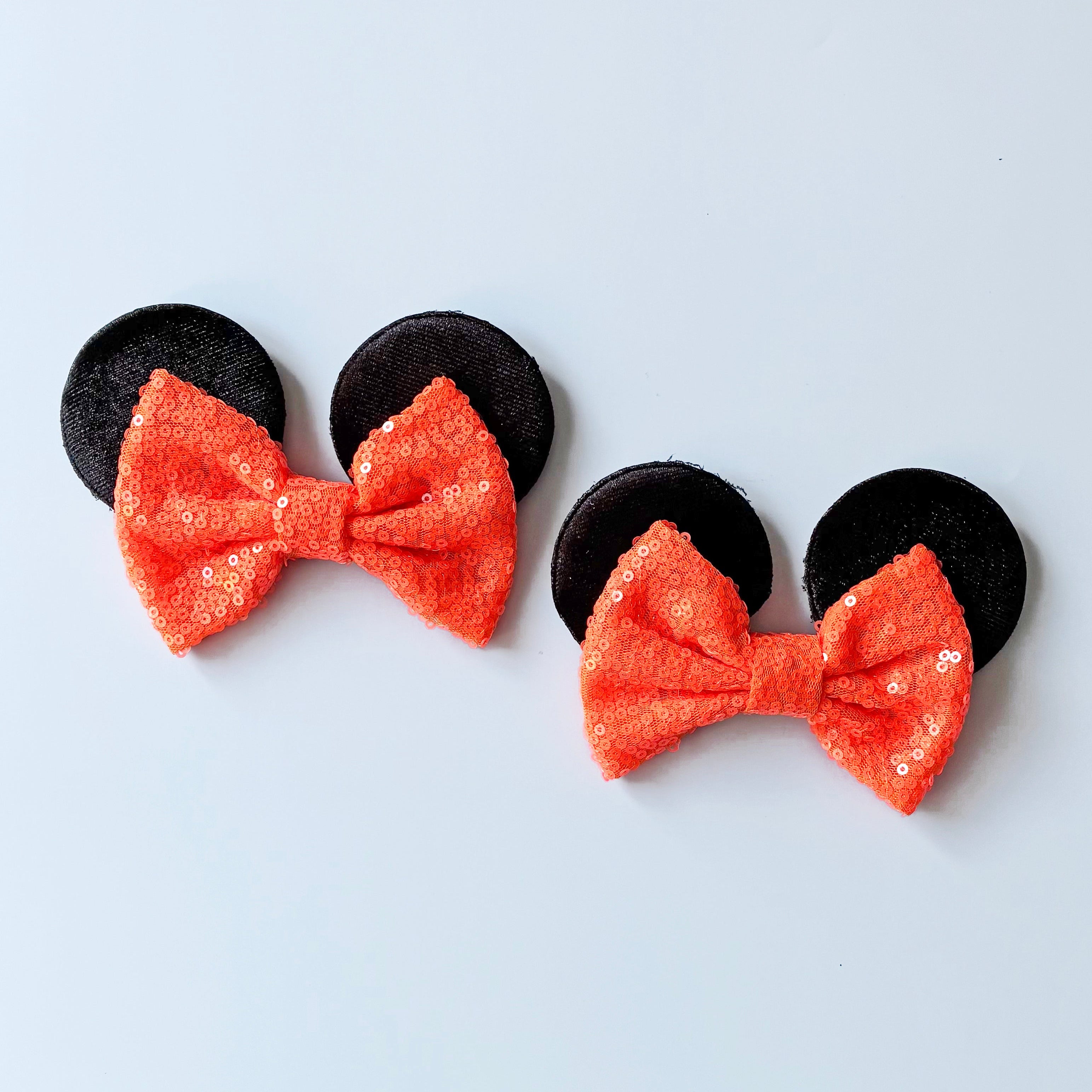 Black and Orange Shoe Ears