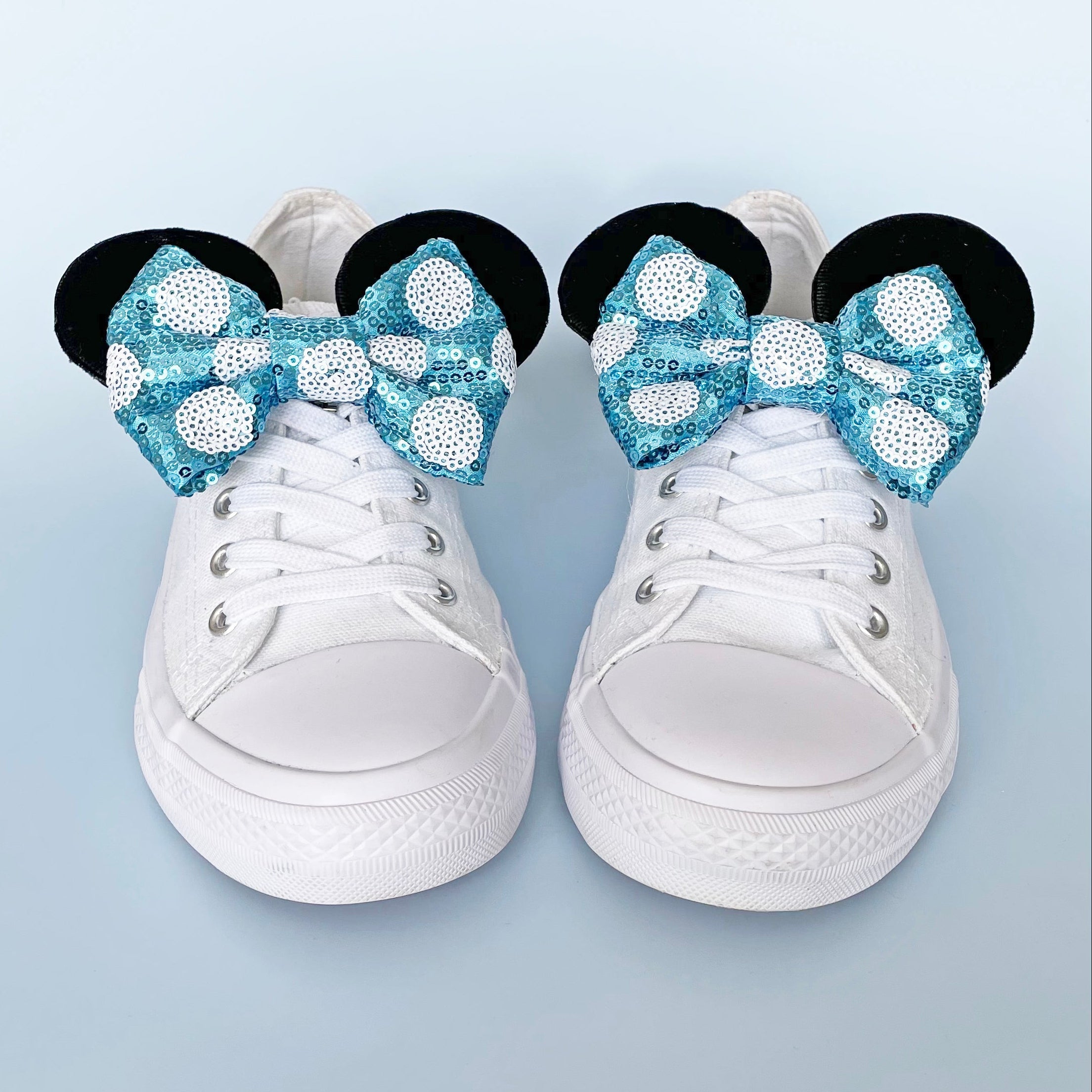 Blue Polka Dot Mouse Ears