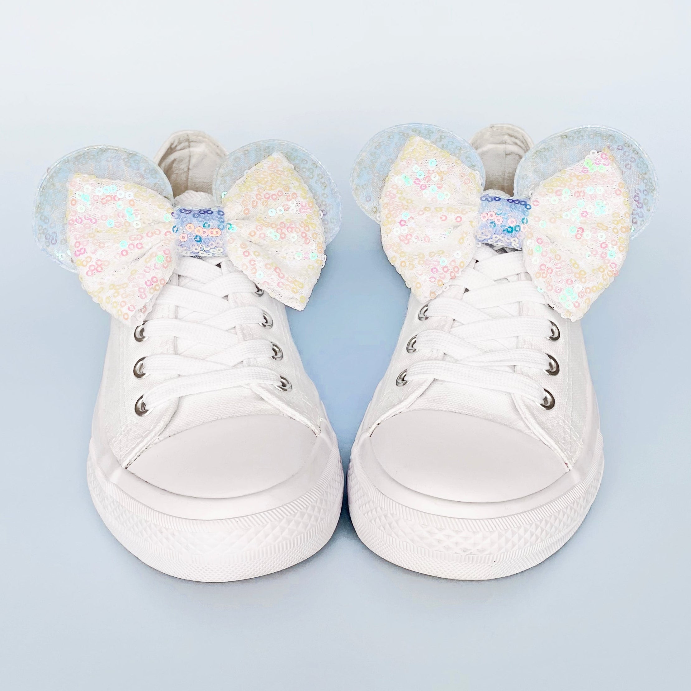 Blue and White Mouse Ears
