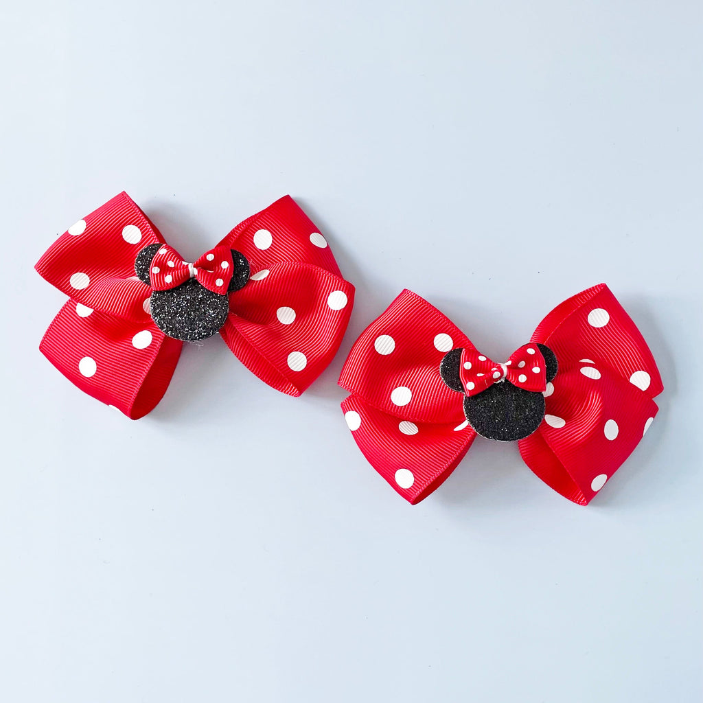 Red Polka Dot Bows