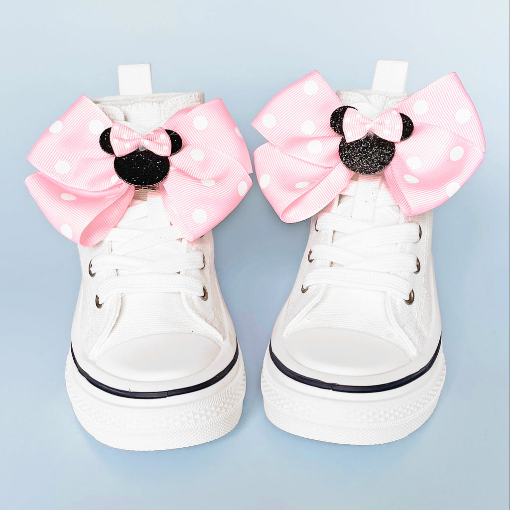Baby Pink Polka Dot Bows