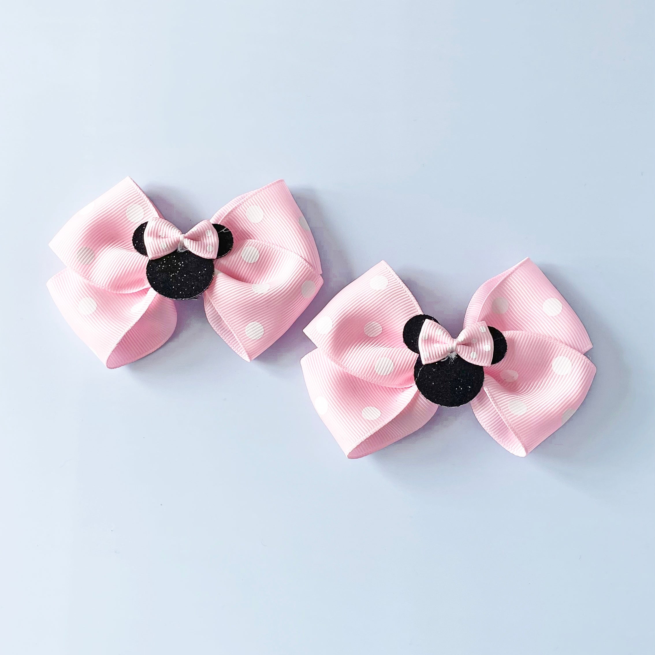 Baby Pink Polka Dot Bows