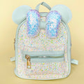 Mint Small Kids Glittery Mouse Backpack