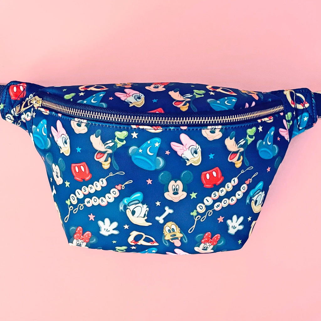 Navy Mouse and Friends Bumbag