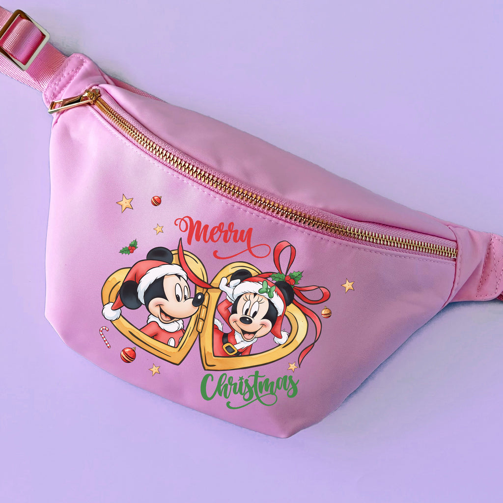 Christmas Mouse Locket Custom Bumbag