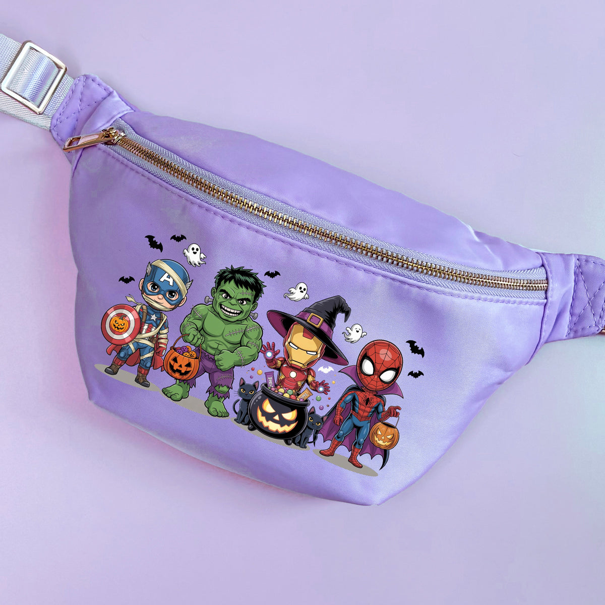 Trick or Treating Superhero's Custom Bumbag