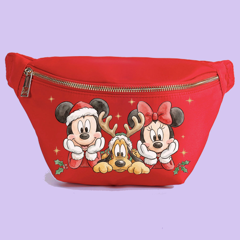 Christmas Mouse and Friends Custom Bumbag