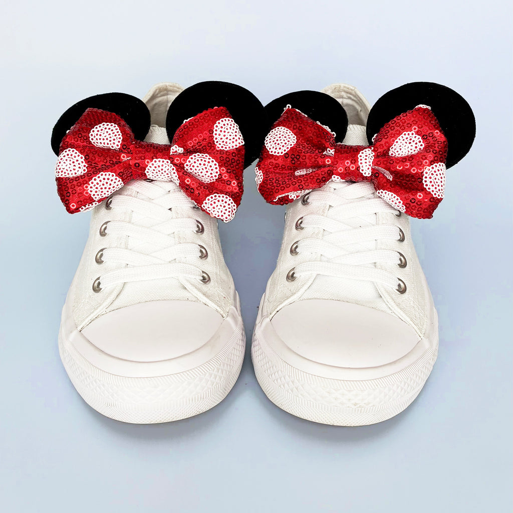 Red Polka Dot Shoe Ears