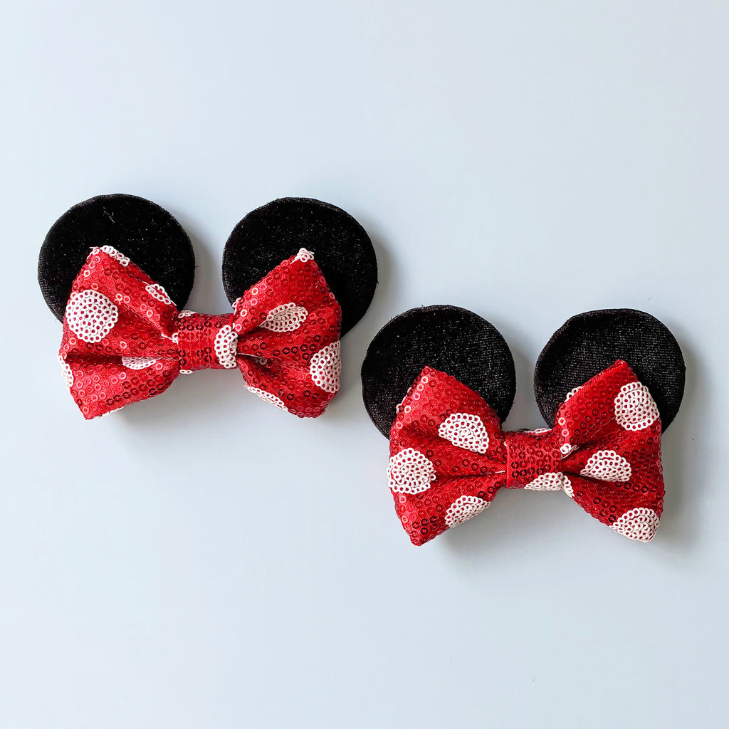 Red Polka Dot Shoe Ears