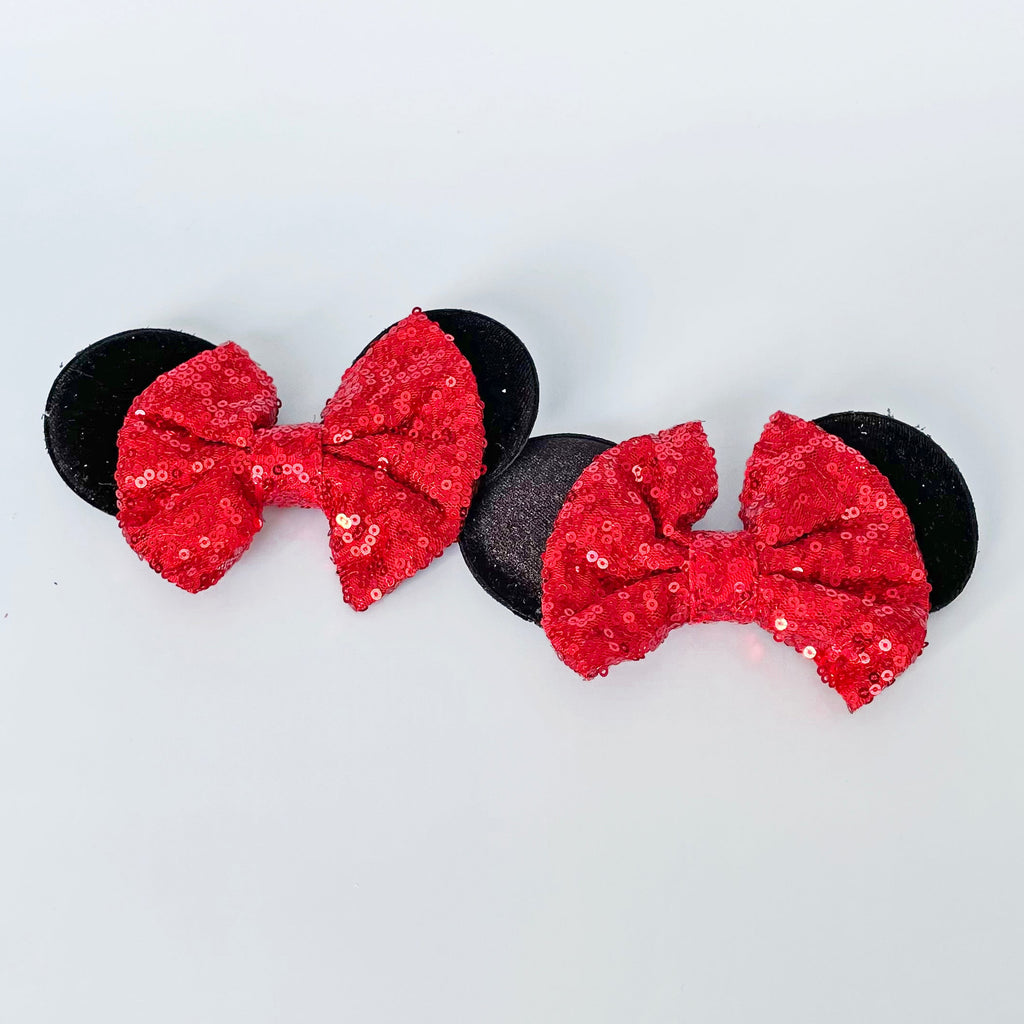 Red and Black Mouse Ears